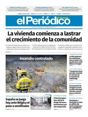 Cover of El Periodico Aragon
