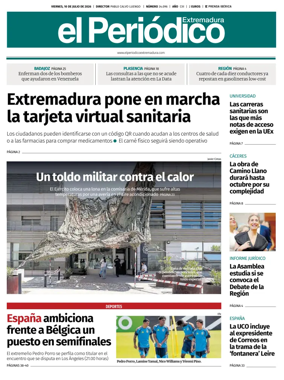 Cover of El Periodico Extremadura
