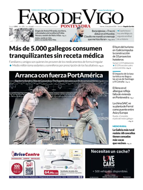 Cover of Faro de Vigo (Pontevedra)