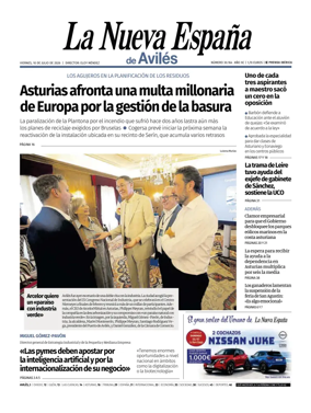 Cover of La Nueva Espana (Aviles)