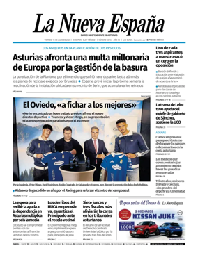Cover of La Nueva Espana (Oviedo)
