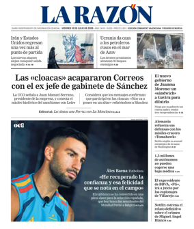 Cover of La Razon (Levante)