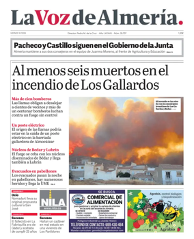 Cover of La Voz de Almeria
