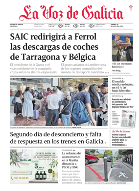 Cover of La Voz de Galicia (Arousa)