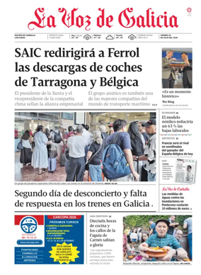 Cover of La Voz de Galicia (Carballo)