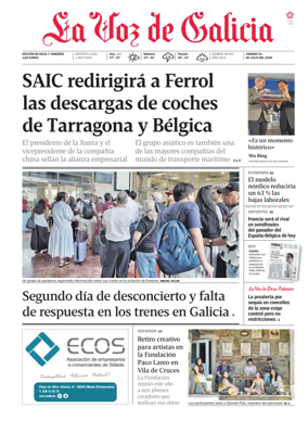 Cover of La Voz de Galicia (Deza)