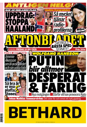 Cover of Aftonbladet