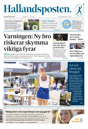 Cover of Hallandsposten