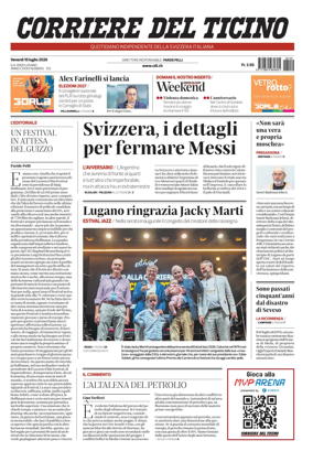 Cover of Corriere del Ticino
