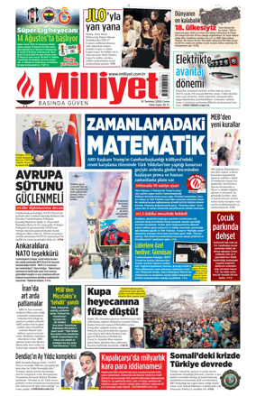 Cover of Milliyet