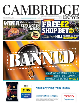 Cover of Cambridge News