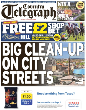 Cover of Coventry Telegraph