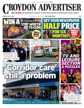 Cover of Croydon Advertiser