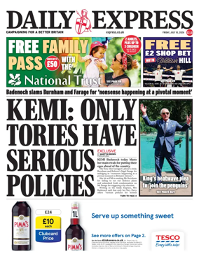 Cover of Daily Express