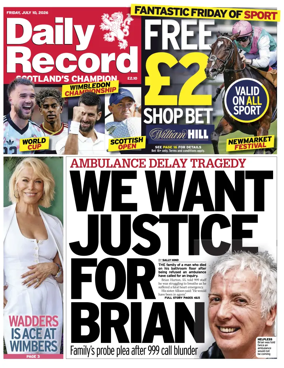 Cover of Daily Record