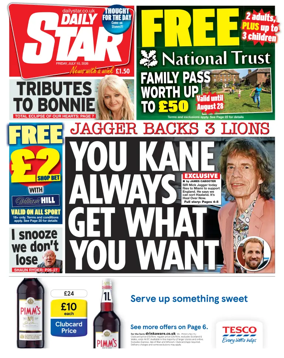 Cover of Daily Star