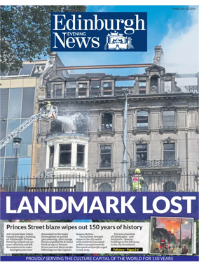 Cover of Edinburgh Evening News