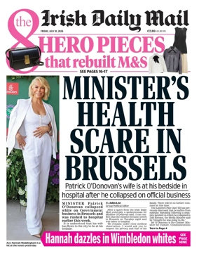 Cover of Irish Daily Mail