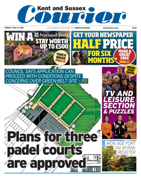 Cover of Kent & Sussex Courier