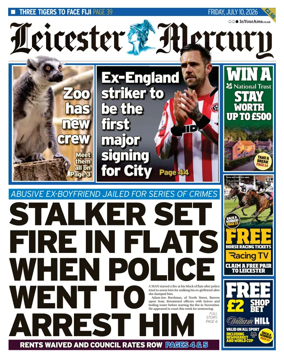 Cover of Leicester Mercury