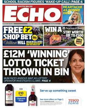 Cover of South Wales Echo