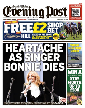 Cover of South Wales Evening Post