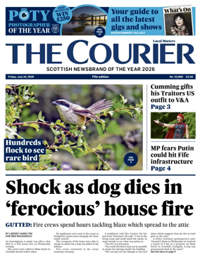 Cover of The Courier & Advertiser (Fife Edition)