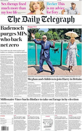 Cover of The Daily Telegraph