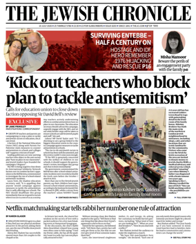 Cover of The Jewish Chronicle