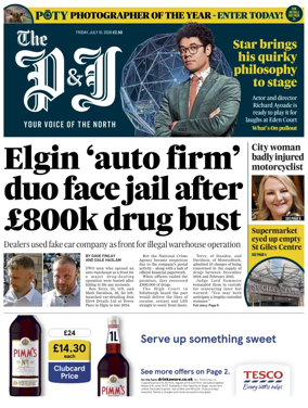 Cover of The Press and Journal (Inverness Highlands and Islands)