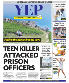 Cover of Yorkshire Evening Post