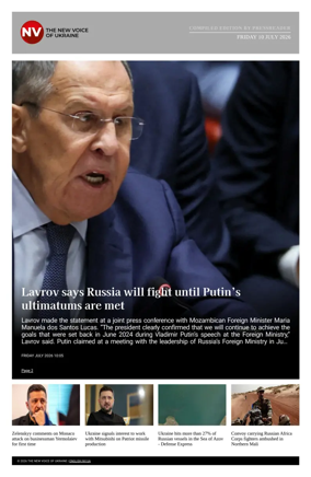 Cover of The New Voice of Ukraine