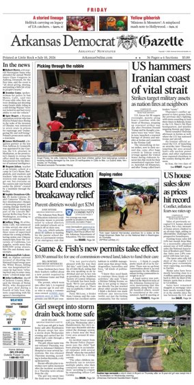 Cover of Arkansas Democrat-Gazette