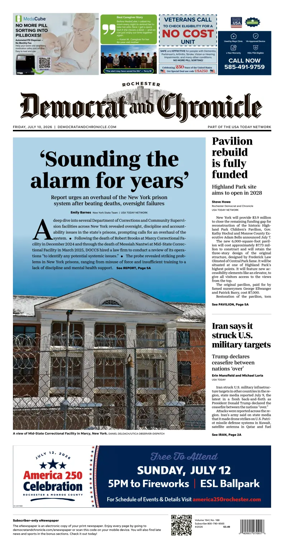 Cover of Democrat and Chronicle
