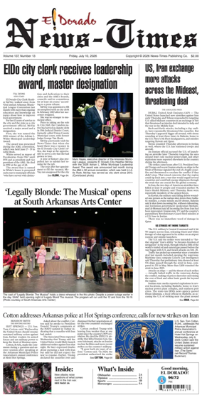 Cover of El Dorado News-Times (VCID - Camden News)