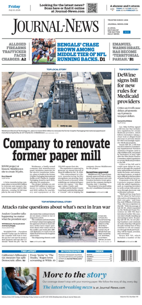 Cover of Hamilton Journal News