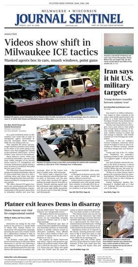 Cover of Milwaukee Journal Sentinel