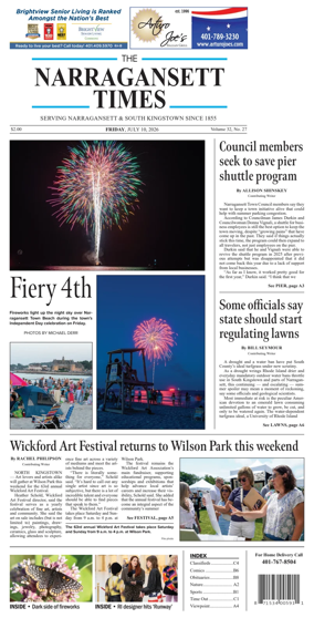 Cover of Narragansett Times