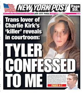 Cover of New York Post
