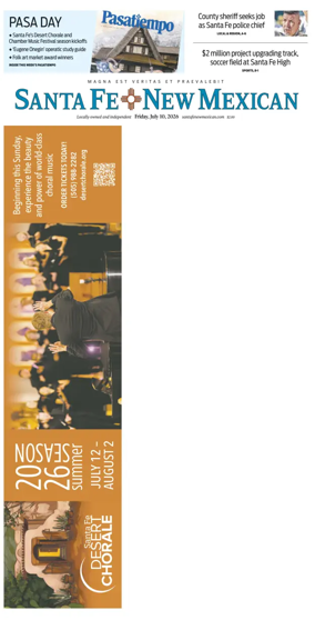 Cover of Santa Fe New Mexican
