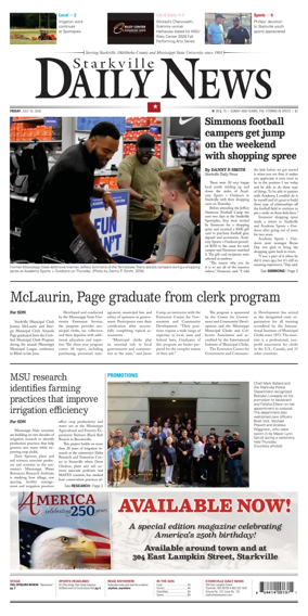 Cover of Starkville Daily News