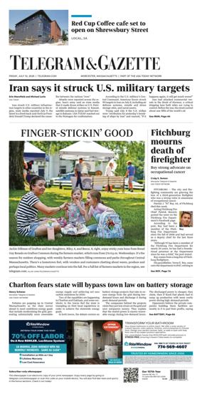 Cover of Telegram & Gazette