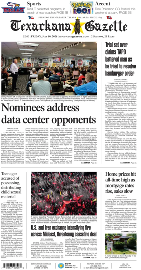 Cover of Texarkana Gazette