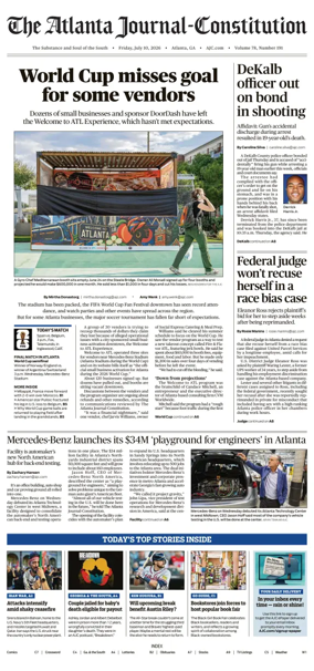 Cover of The Atlanta Journal-Constitution