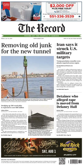 Cover of The Bergen Record