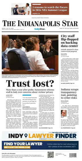 Cover of The Indianapolis Star