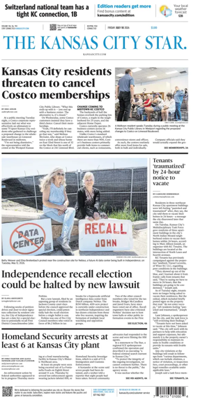 Cover of The Kansas City Star