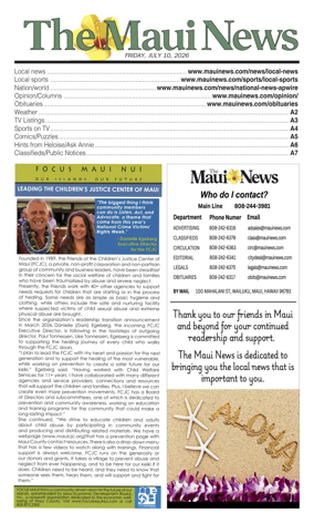 Cover of The Maui News