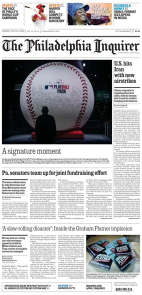 Cover of The Philadelphia Inquirer