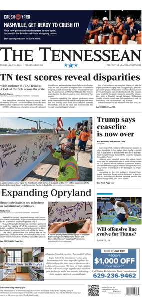 Cover of The Tennessean